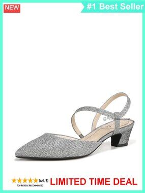 Minimalist Kitten Heel Pump Pointed Toe Slingback